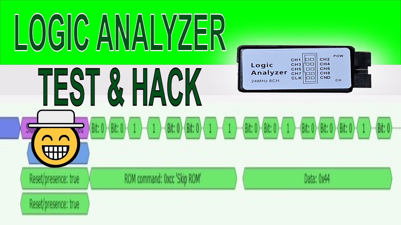 Logic Analyzer - Test & Hack - What is it? What can it do? ⭐⭐⭐