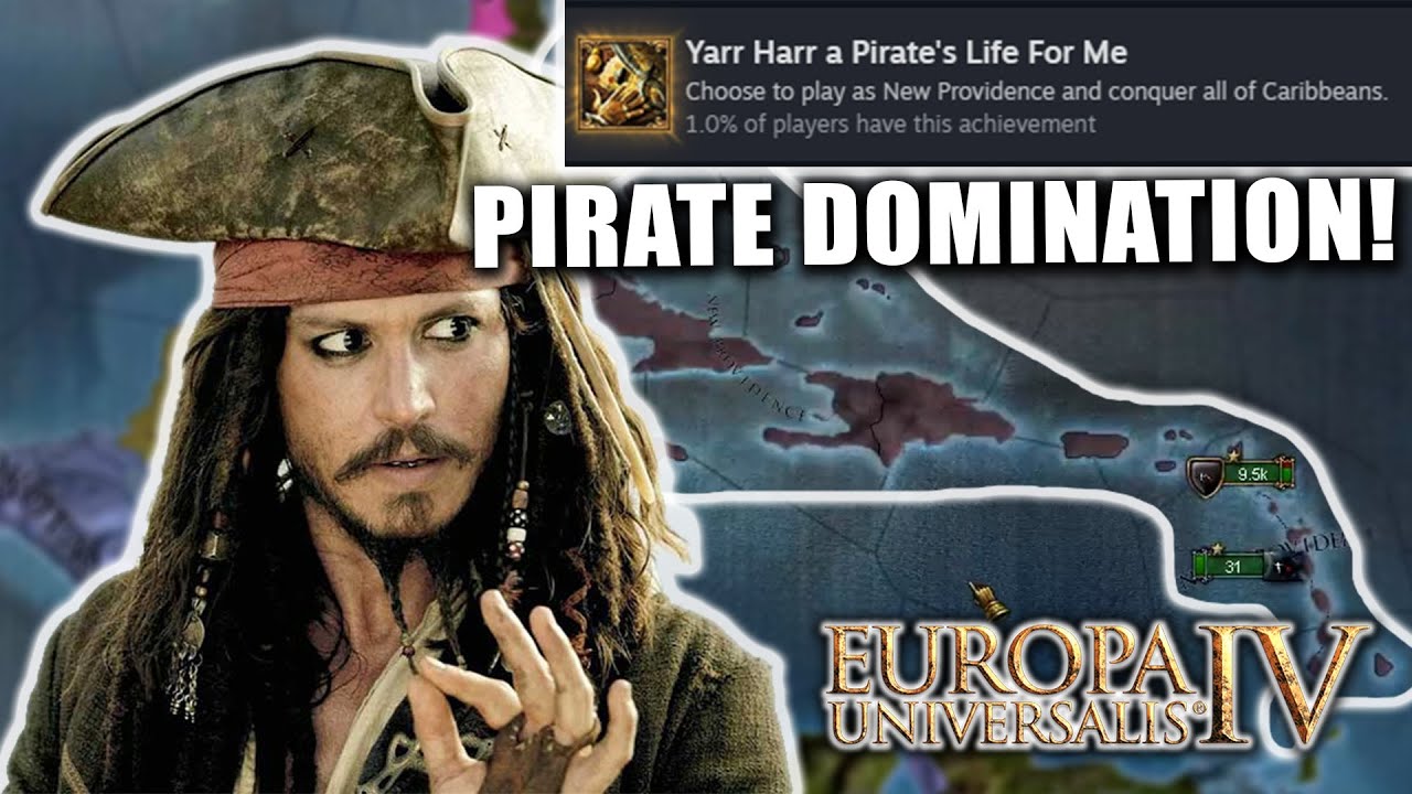 Пиратские республики &mdash; это OP! &mdash; EU4 Ярр Харр, достижение &laquo;Жизнь пирата для меня&raquo;
