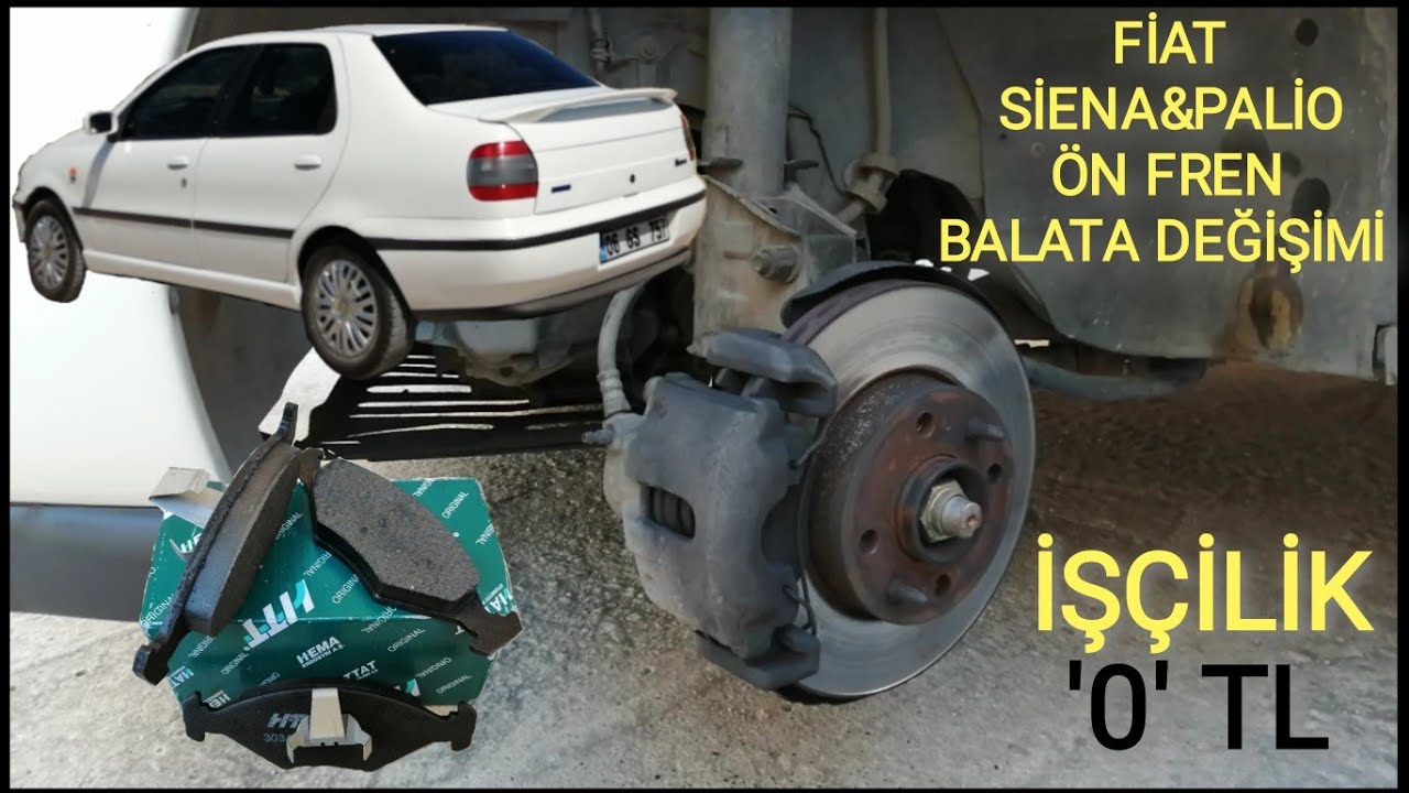 #fiat#siena#palio#opar#kale#hema     Ön Fren Balata Değişimi