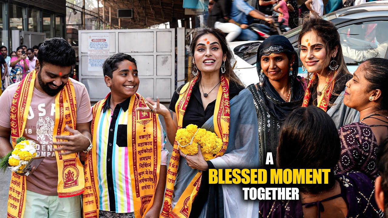 Shrutika Arjun Prays  at Siddhivinayak Mandir with Family | Biggboss 18 | Siddhivinayak Mandir