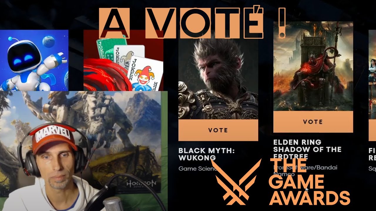 TRAVAUX SUR SETUP PC EN COURS ! Et votes & pronostics pour les GAME AWARDS