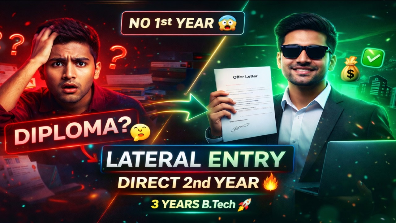 What is Lateral Entry in B.Tech? | Direct 2nd Year Admission Explained 🚀