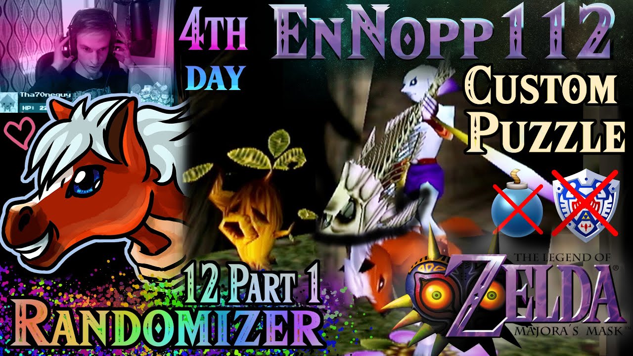 Zelda MM Randomizer 12 Part 1 (Custom made 30h+ HARDEST PUZZLE)