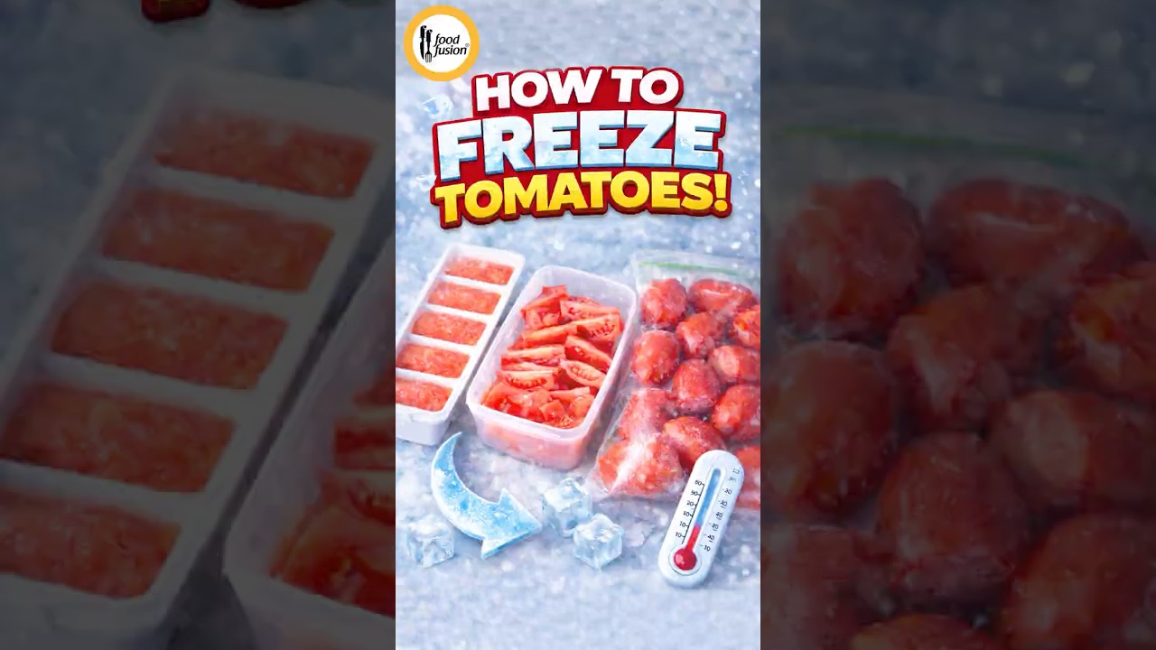 How to Freeze Tomatoes for Ramzan Prep | Kitchen Hack by Food Fusion