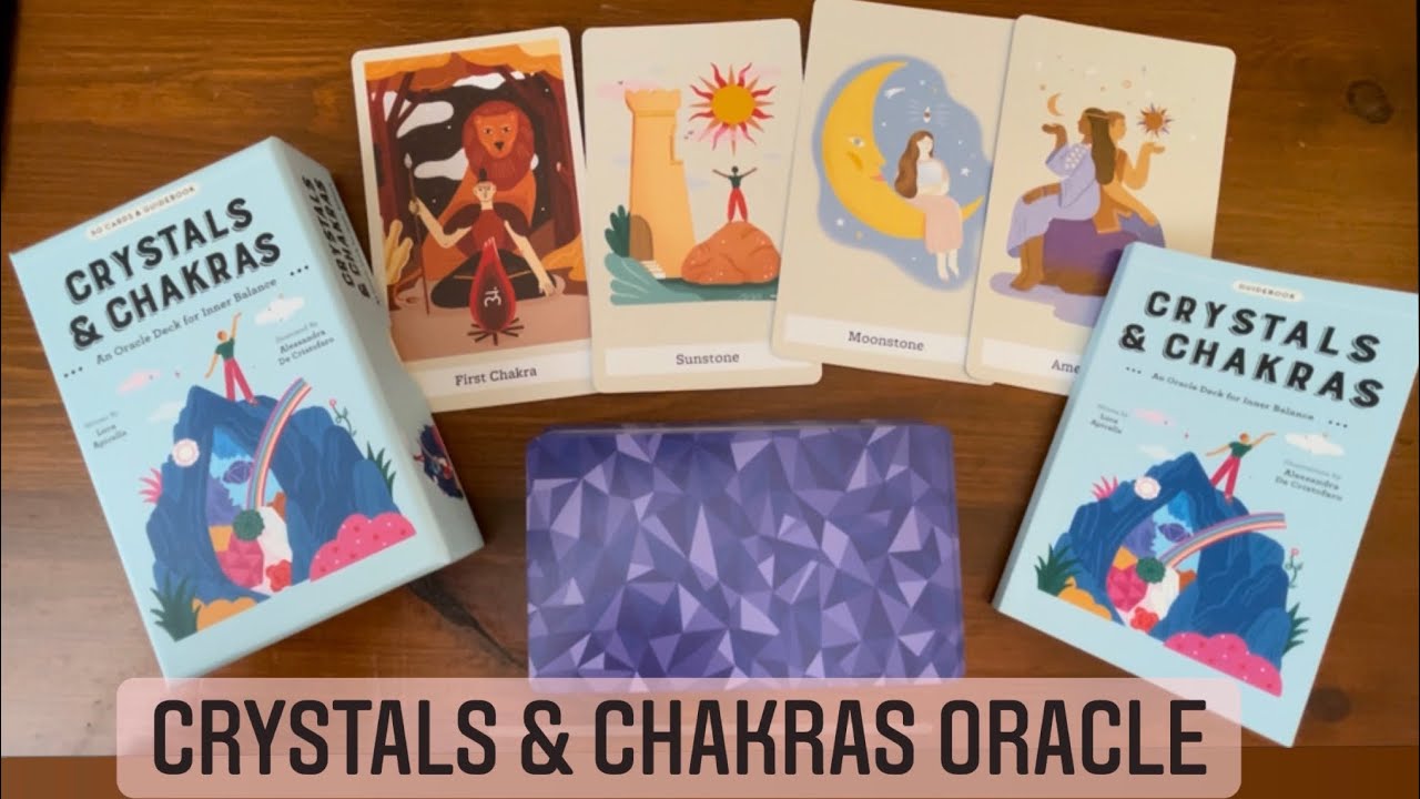 Crystals & Chakras Oracle Deck|⭐️New Release⭐️| Full Flip Through