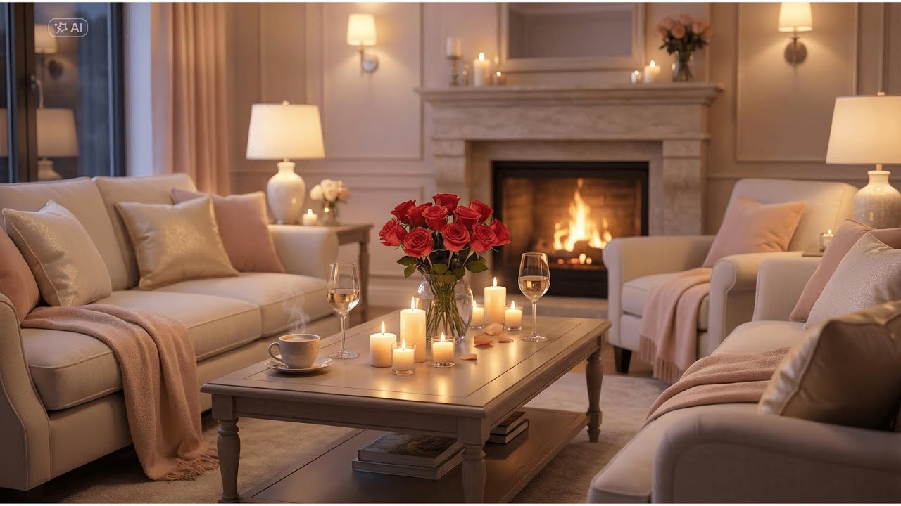 Romantic Jazz for a Cozy Evening 🌙 Smooth Instrumental Background