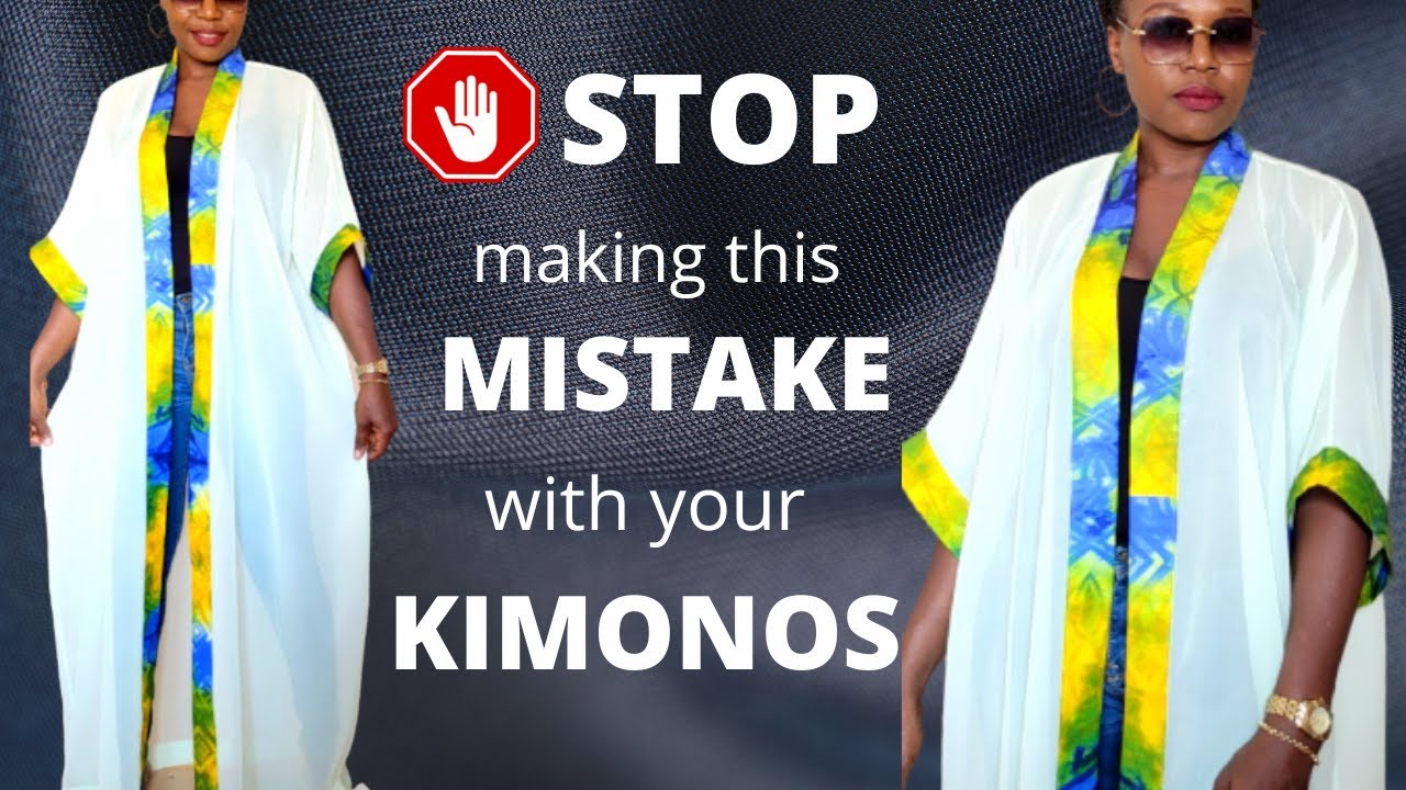 How to/ Draft 📐✏️Cut and Sew🪡🧵 a Kimono Jacket with Chiffon and Ankara //Detailed Tutorial