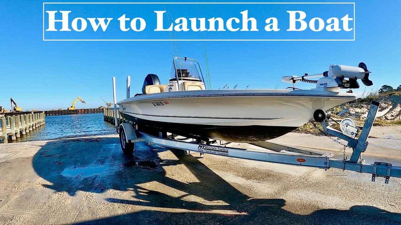 How to Launch a Small Boat By Yourself