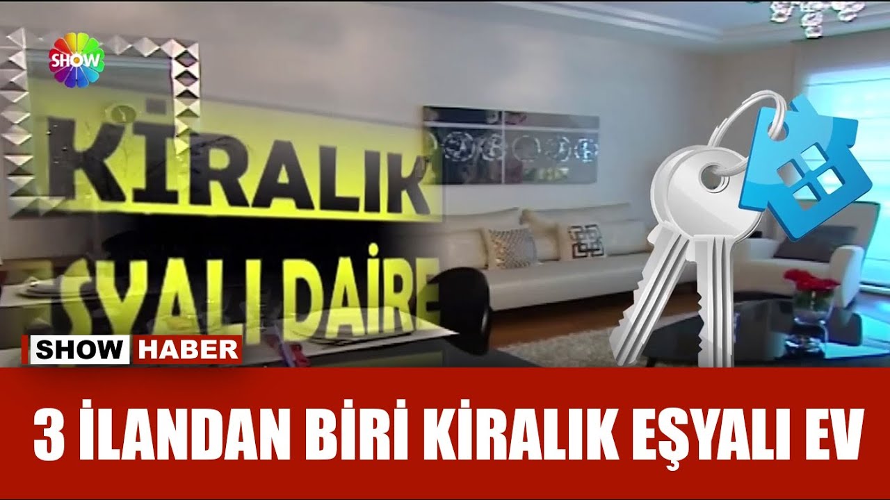 Kiralıkta yeni trend eşyalı daire