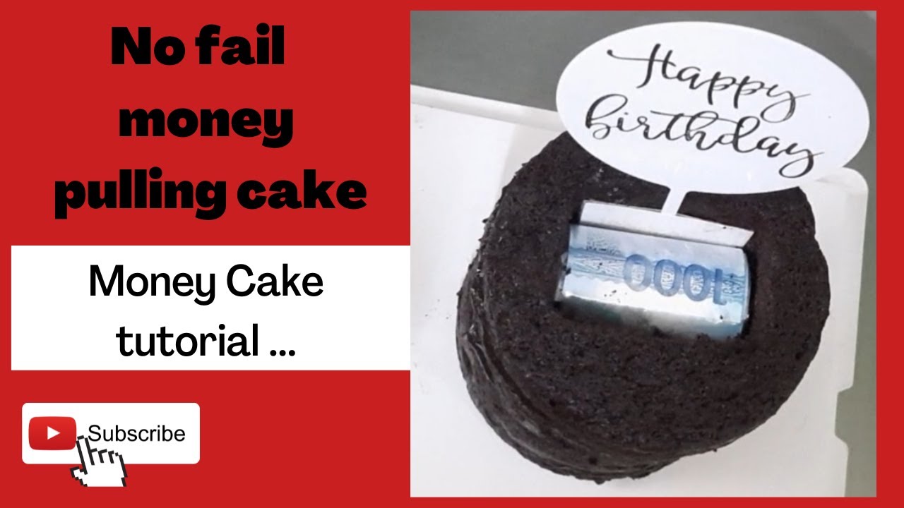 NO FAIL MONEY PULLING TUTORIAL/MONEY PULLING CAKE