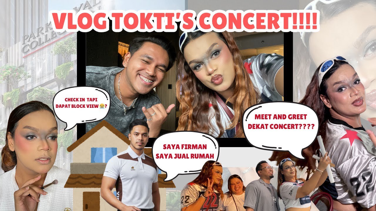 VLOG TOKTI'S CONCERT + CHECK IN PARK ROYAL COLLECTION 😍