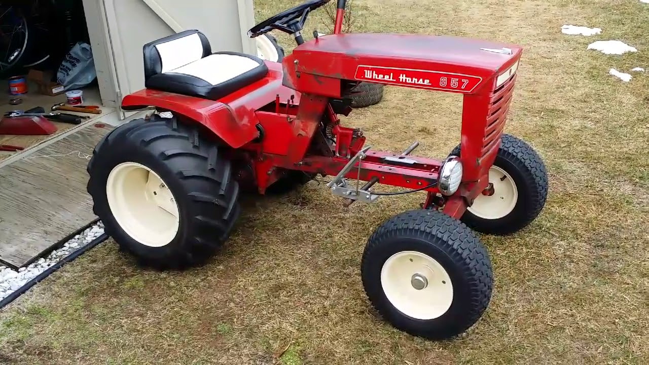 Wheel Horse Garden Tractor 520 Gear Reduction Steering In A Short Frame 857 Part 5 VinsRJ