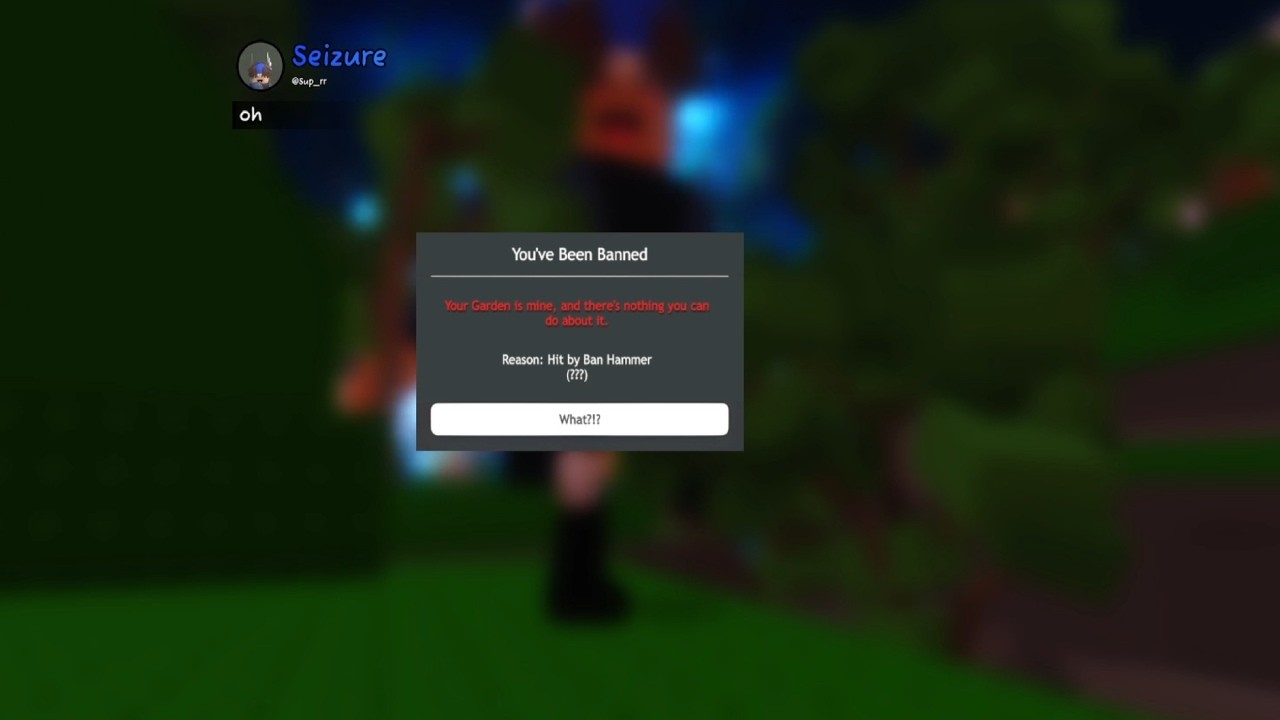 Garden Horizons first admin abuse