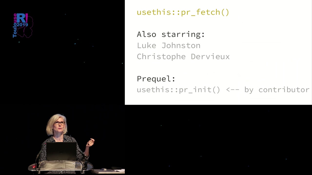 useR! 2019 Toulouse - Talk Programming 1 - Jennifer bryan