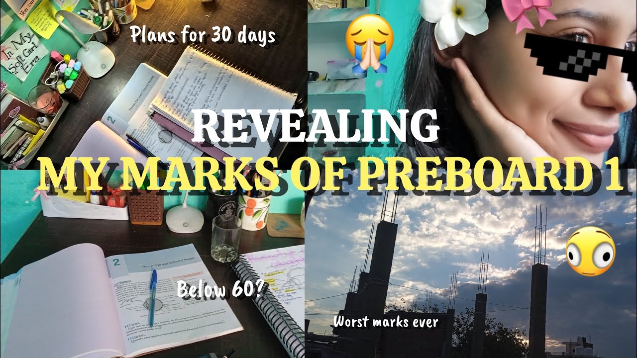 Revealing my class 10th preboard marks 😭😭 as a cbse  10th grader 🙌🥲 my plans for 30 days 