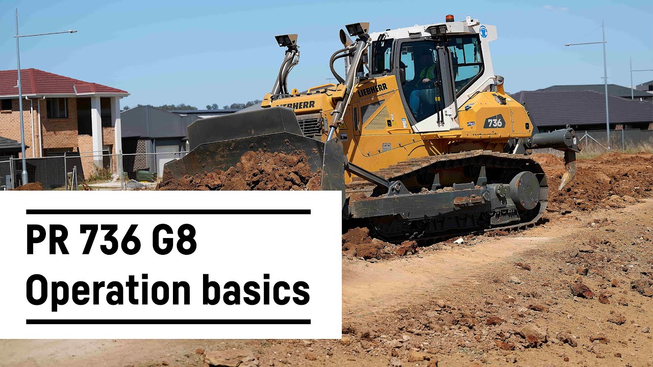 G8 Dozer - Operation basics | Liebherr