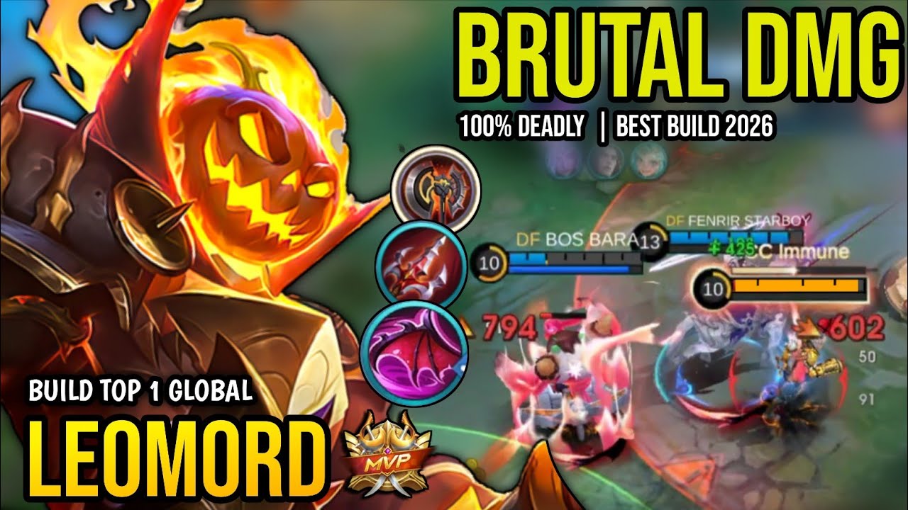 LEOMORD BEST BUILD 2026 | BUILD TOP 1 GLOBAL LEOMORD GAMEPLAY | MOBILE LEGENDS✓