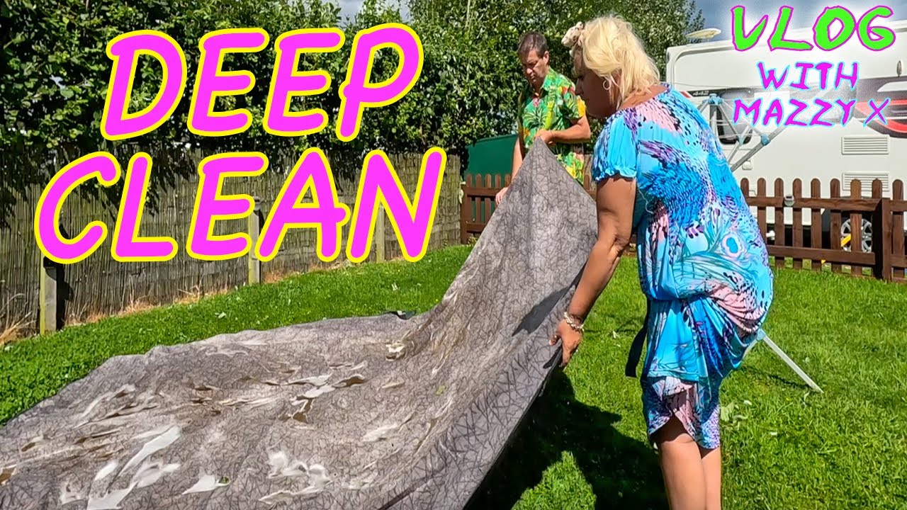 Deep Cleaning Awning Rug: Shamefully DISGUSTING!
