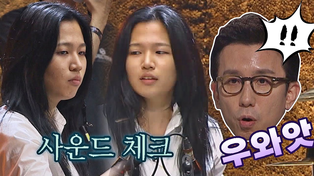 우와앗🙊 소리부터 다른 드러머 은아경의 사운드 체크↗ 슈퍼밴드2(superband2) 1회 | JTBC 210628 방송