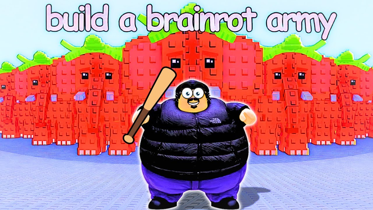 I Got EVERY Brainrot in My Army in Roblox!