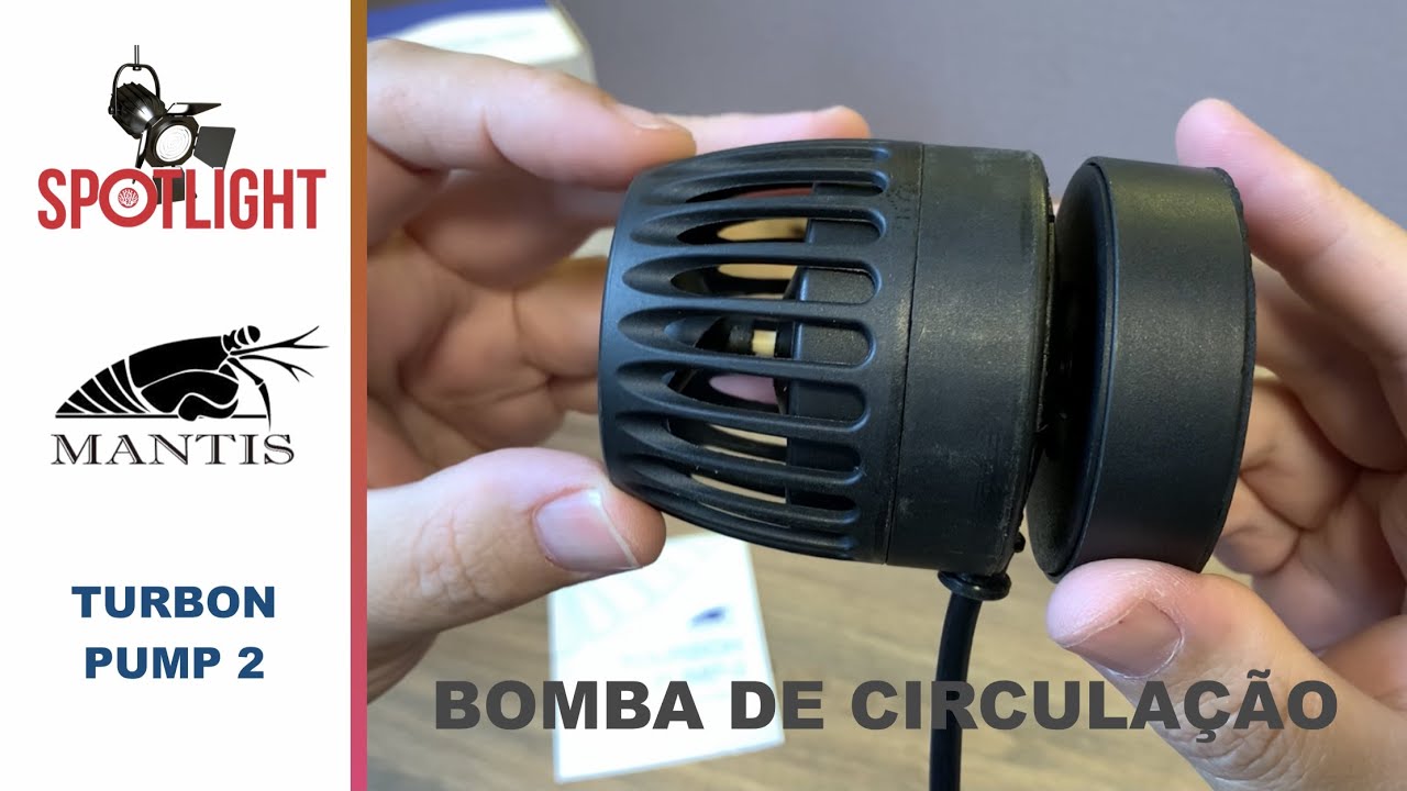 AQUÁRIO MARINHO - BOMBA DE CIRCULAÇÃO - TOURBON PUMP 2 - MANTIS