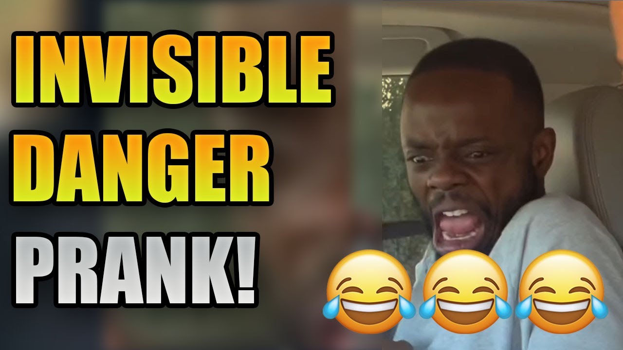 INVISIBLE DANGER PRANK (Try Not To Laugh!!) #4 😂 | Acting Scared Compilation 🤣🤣🤣