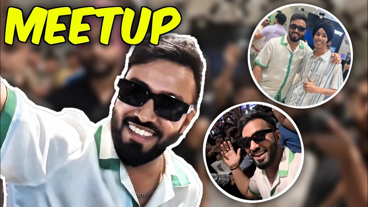 I MET @TechnoGamerzOfficial || Chandigarh MEETUP