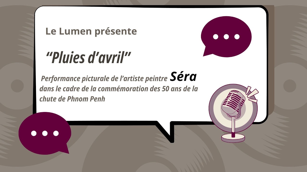 Pluies d'Avril. Une Performance picturale de l’artiste peintre SERA.10 Avril 2025.