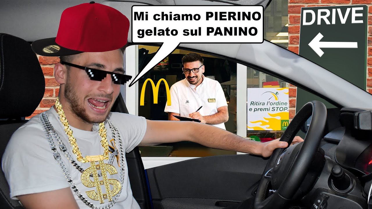 Ordiniamo al MC DRIVE solo facendo FREESTYLE!! *RICHIESTE ASSURDE*