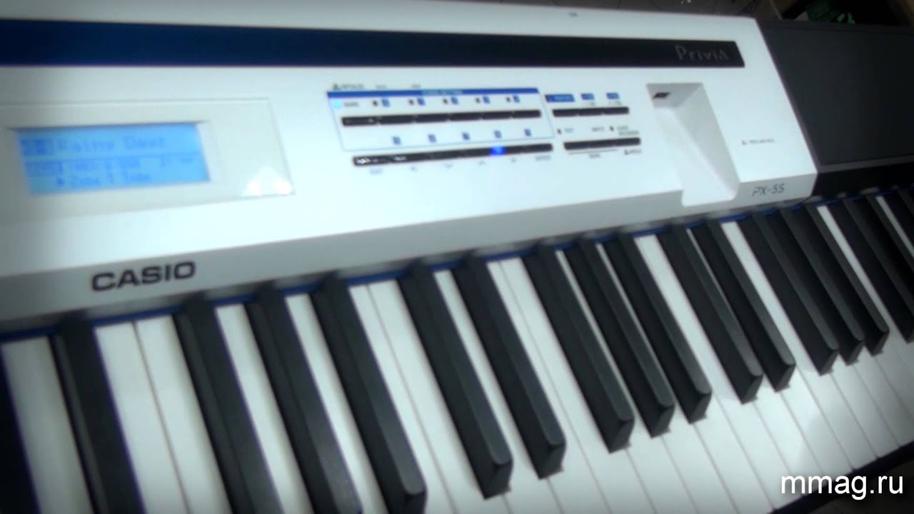 mmag.ru: Casio Privia PX5S - цифровое фортепиано - видео-обзор и демо