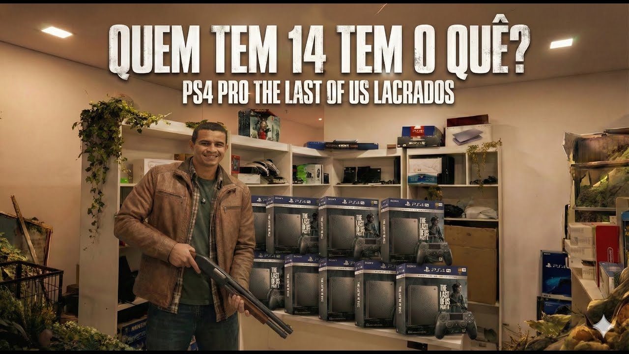 Lote de Playstation 4 Pro do The Last Of Us Lacrado ? Será verdade.