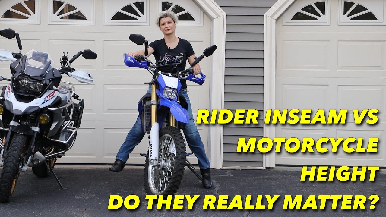 Rider Inseam vs Motorcycle Height: Is it better to use a measuring tape or skills?