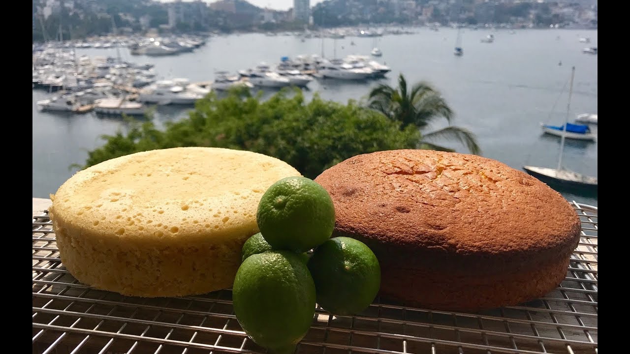 BIZCOCHO DE LIMÓN CON Y SIN HORNO ¡DELICIOSO!