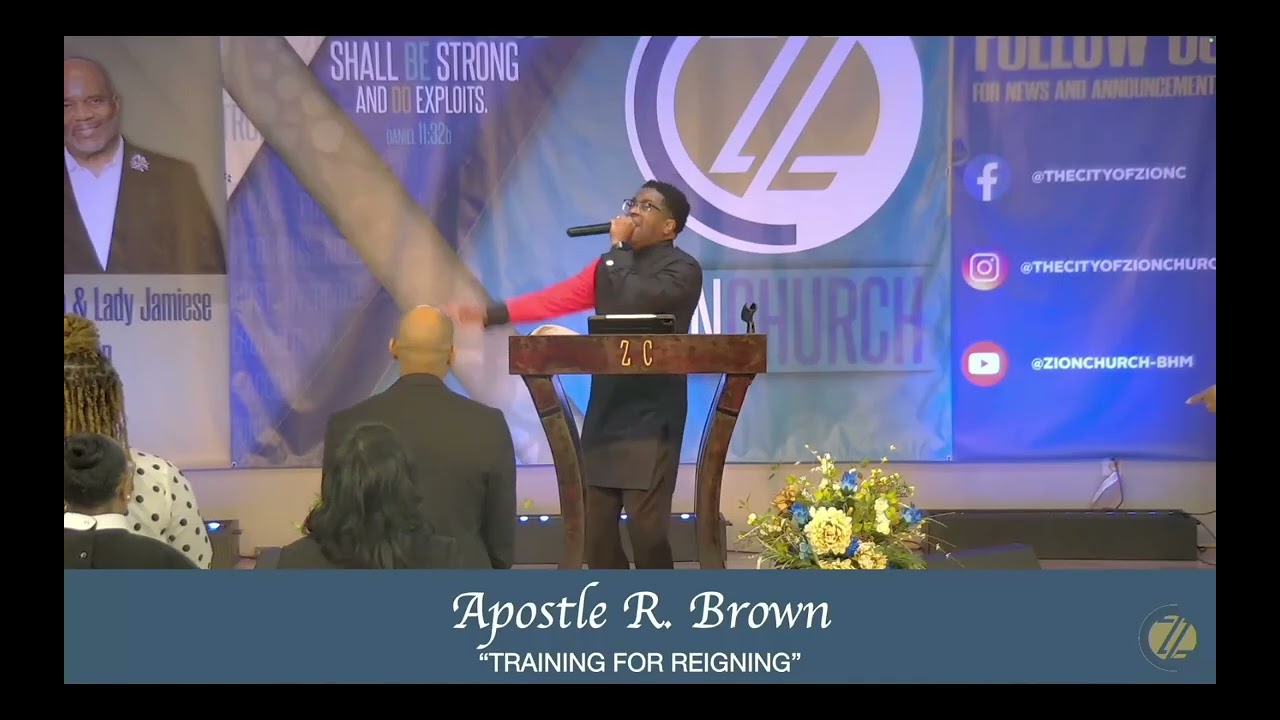 Apostle Rodney Glenn Brown Preaching At Zion Church On Sunday March 30th,2025