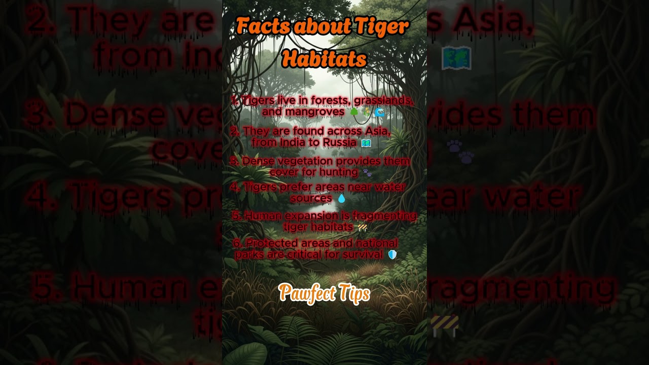 Where Do Tigers Really Live? 🐅 | Discover the Secret World of Tiger Habitats