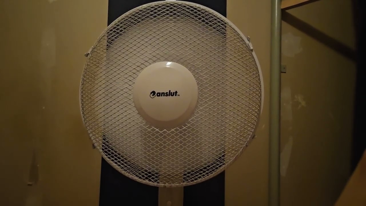 Another Anslut FD-40D stand fan testing on high speed