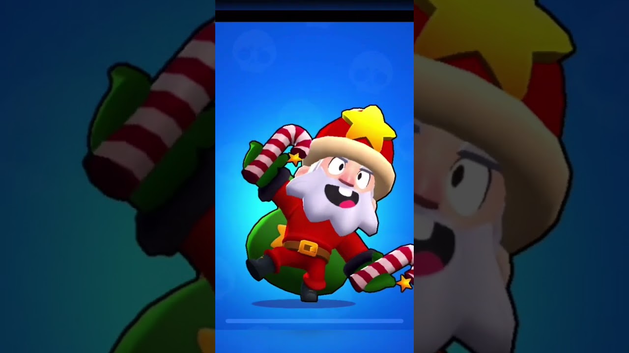 RARE Christmas Dynamike Skin in Brawl Stars #shorts | LightBlue