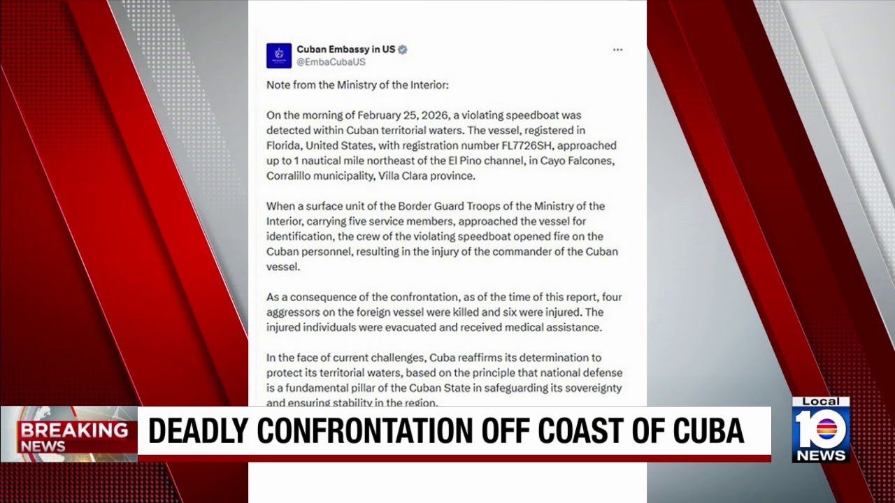 Cuban officials report 4 dead after Florida boat is intercepted