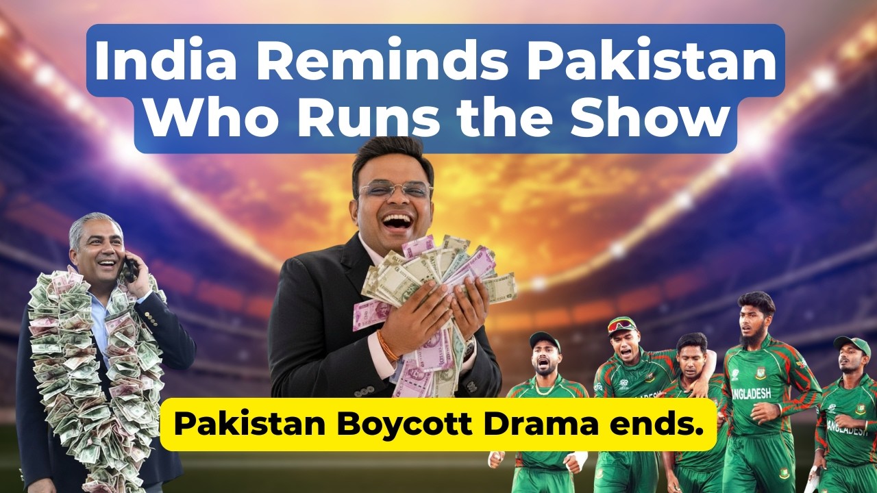 ICC Shuts Pakistan's Boycott Drama! IND vs PAK I T20 WC