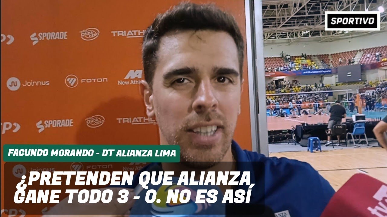 Facundo Morando: &iquest;pretenden que Alianza Lima gane todo 3 - 0?. No es as&iacute; 