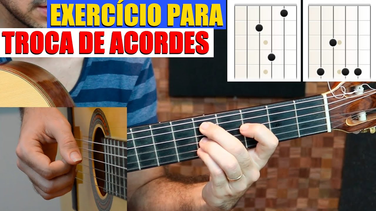 Exercício para TROCAR DE ACORDES | Aula de Violão | Marcos Kaiser
