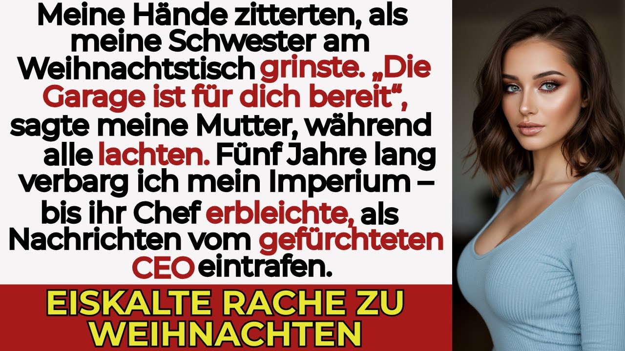 Meine Familie verbannte mich an Heiligabend in die kalte Garage — bis sie mein Geheimnis erfuhren…