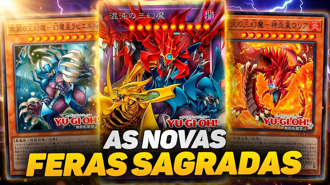 NOVAS SACRED BEASTS - NOVOS DEUSES DO YU-GI-OH! GX