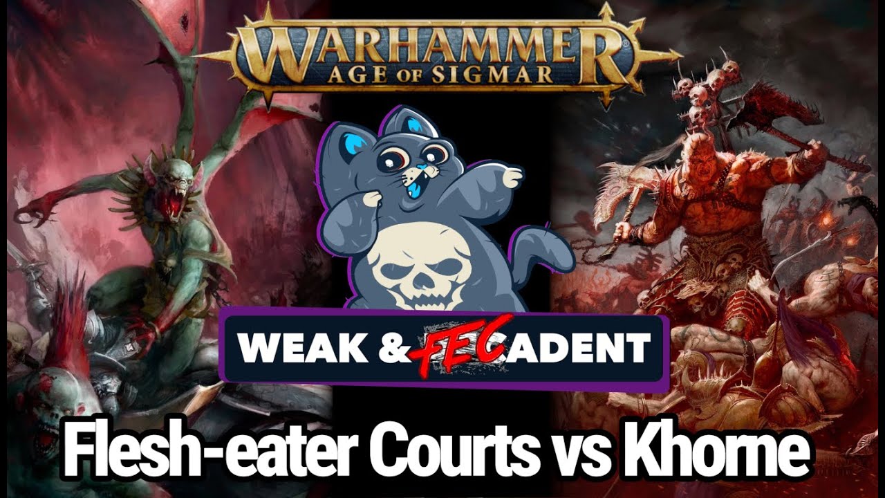 NEW Flesh-eater Courts vs Blades of Khorne - Age of Sigmar Battle Report