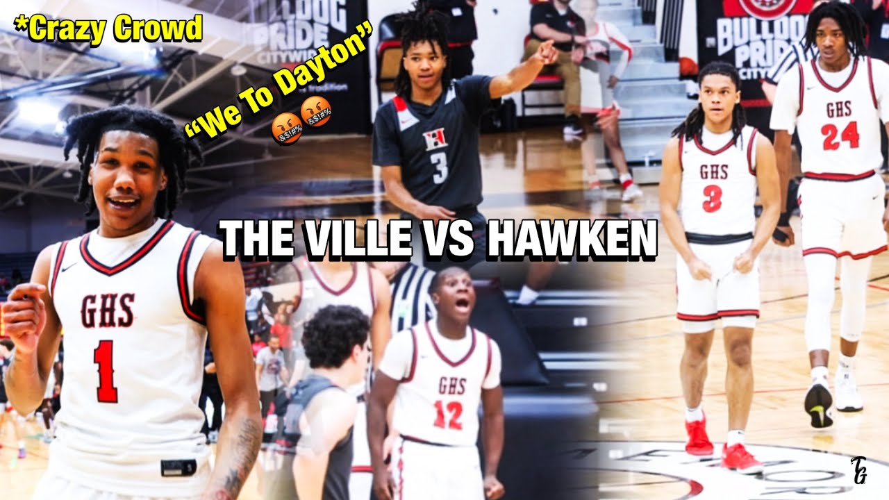 Glenville & Hawken Go At It For Trip To Dayton😳| CRAZY INSANE Crowd | State Champions?!🚨