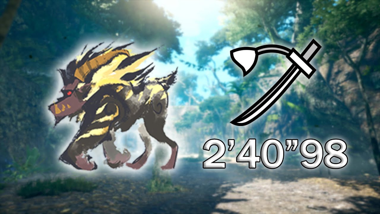 Furious Rajang Adrenaline Longsword 2'40