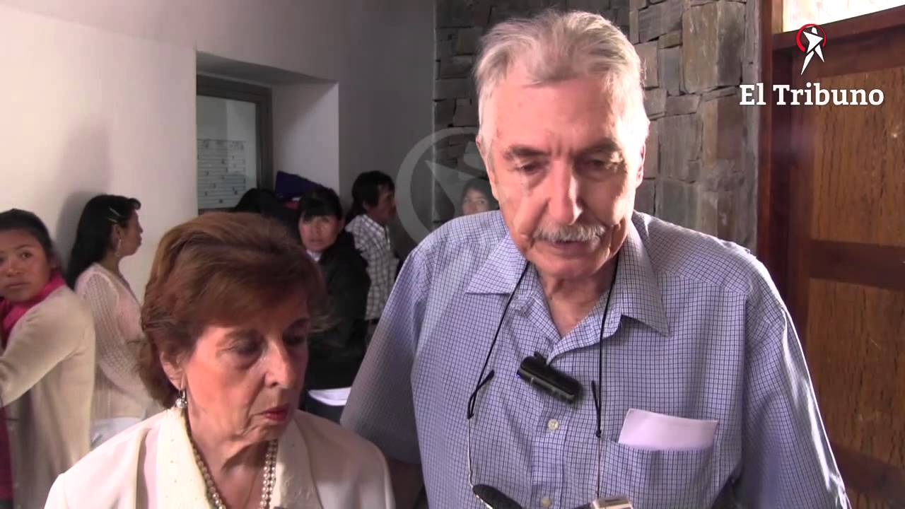 Los papás del padre Chifri estuvienron presentes en El Alfarcito