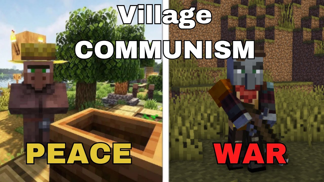 Simulating COMMUNISM in a Minecraft VILLAGE  #minecraft #story #smp #survival #simulation #shorts