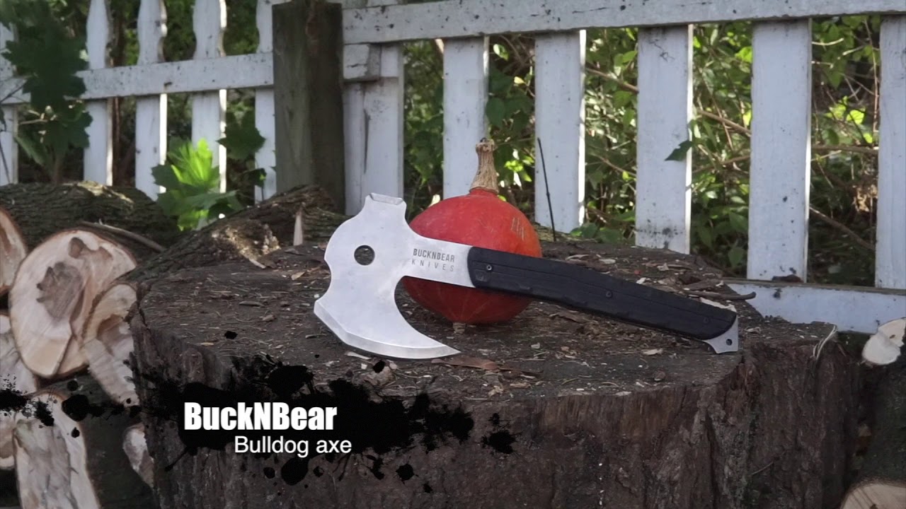 BucknBear Bull Dog Axe with Kydex Sheath and tek-lok