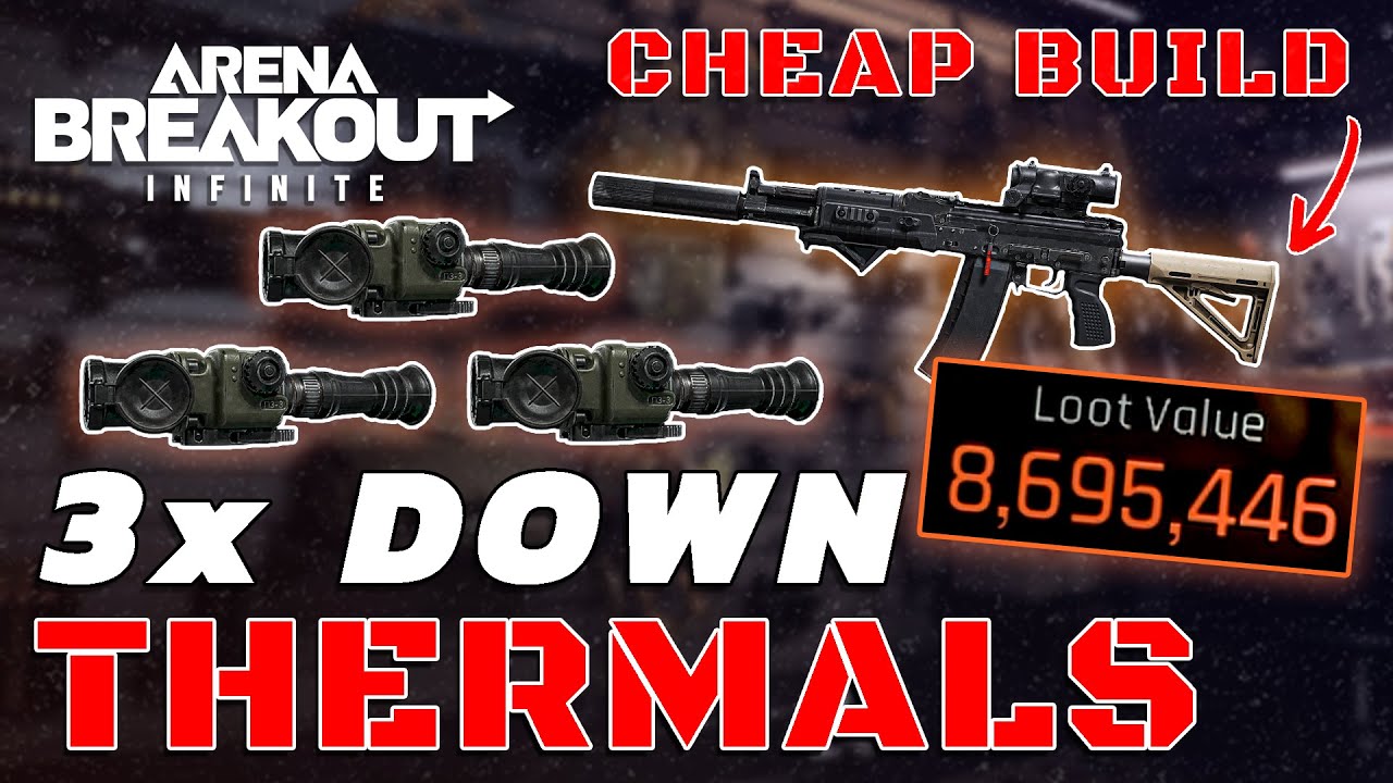 Cheap AK-102 Build DESTROYS Thermal Players x3 – Arena Breakout Infinite
